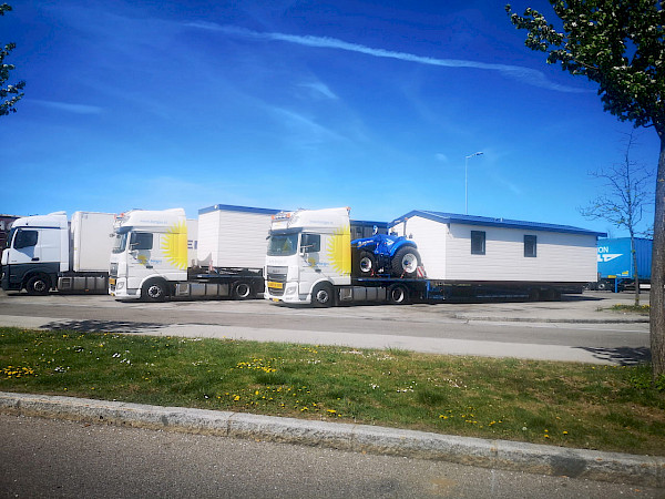 Mobilheime Transport